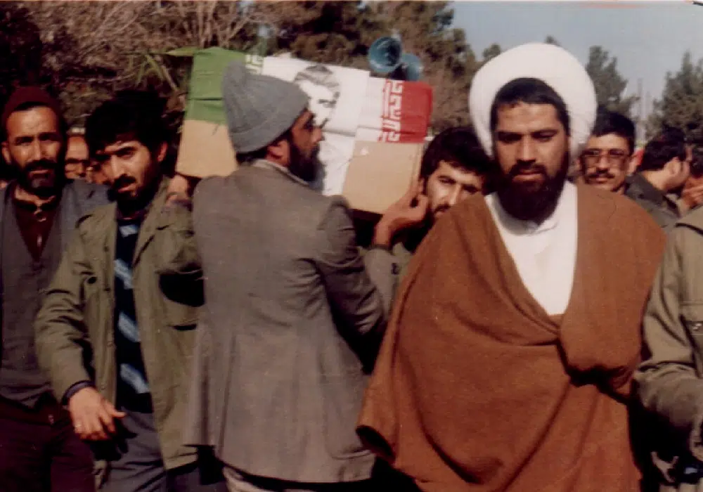تشییع شهید محمد مبشر(اخوی معظم له